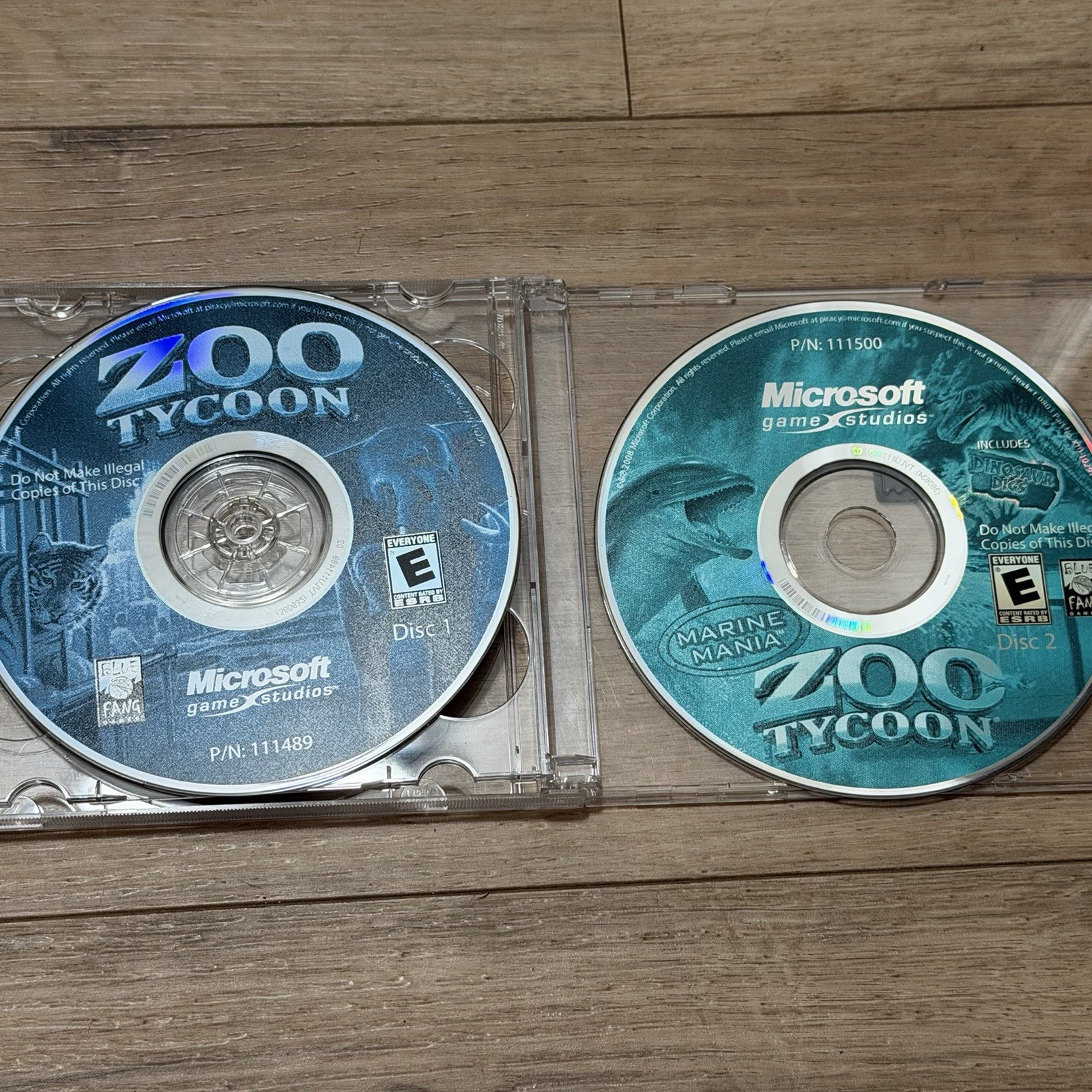 Zoo Tycoon Discs Only 2003 PC Microsoft Game