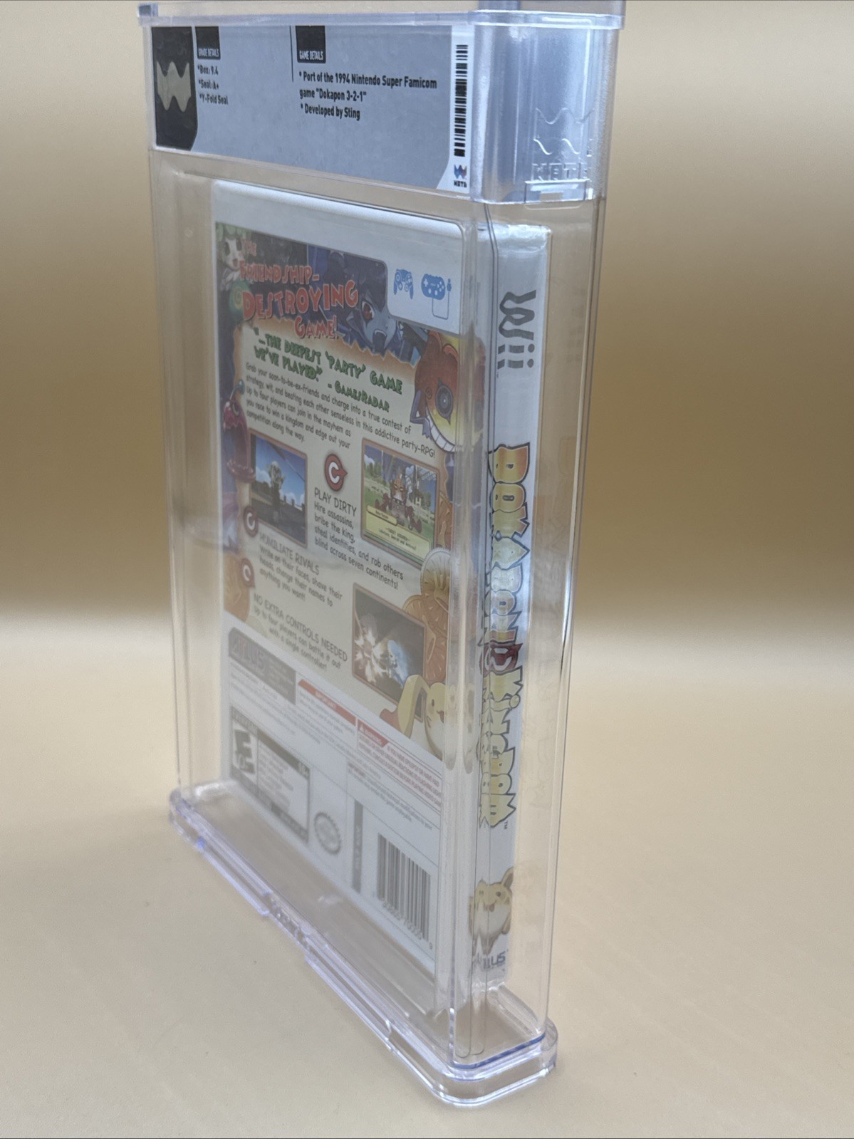 Wii Dokapon Kingdom Wata 9.4 A+ Rare ALTUS Games SEALED GRADED
