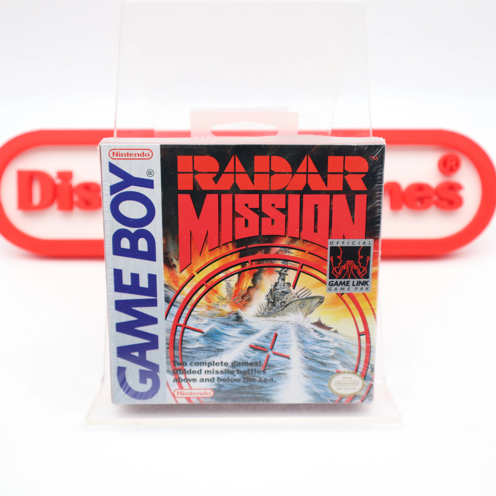 Game Boy Original RADAR MISSION – NEW & Factory Sealed with Authentic H-Seam!