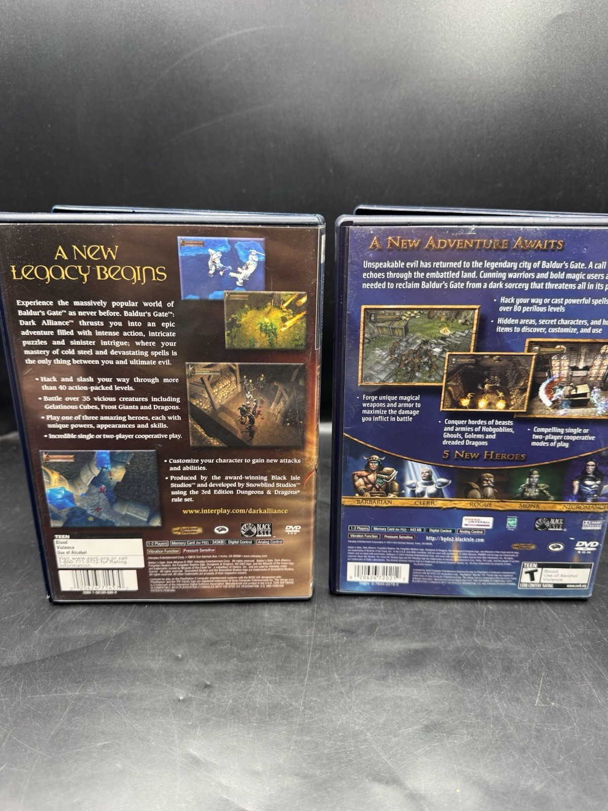 Baldur’s Gate Bundle – Dark Alliance 1 & Dark Alliance 2 for Playstation 2