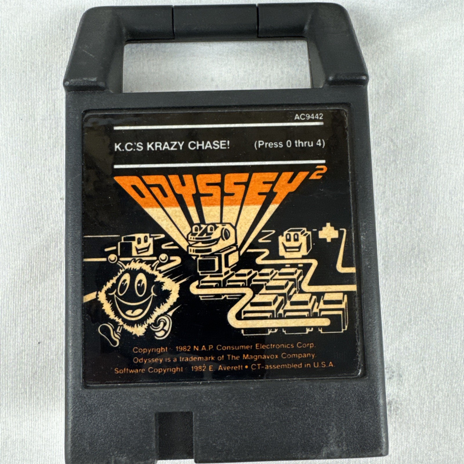 Magnavox Odyssey 2 KC’s Krazy Chase Complete CIB 1982 Video Game Cartridge