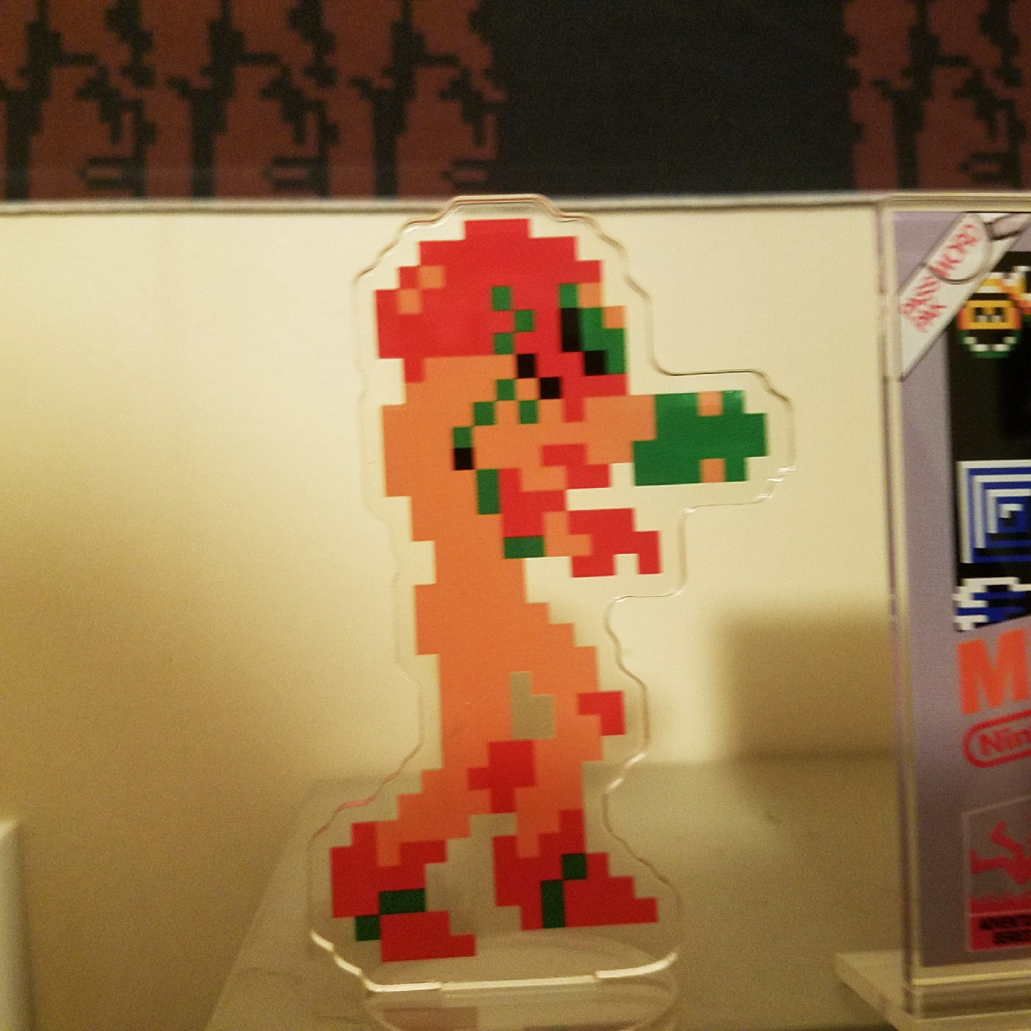 Metroid Acrylic Standee Set / Box art cover + Samus + Suitless bikini Samus