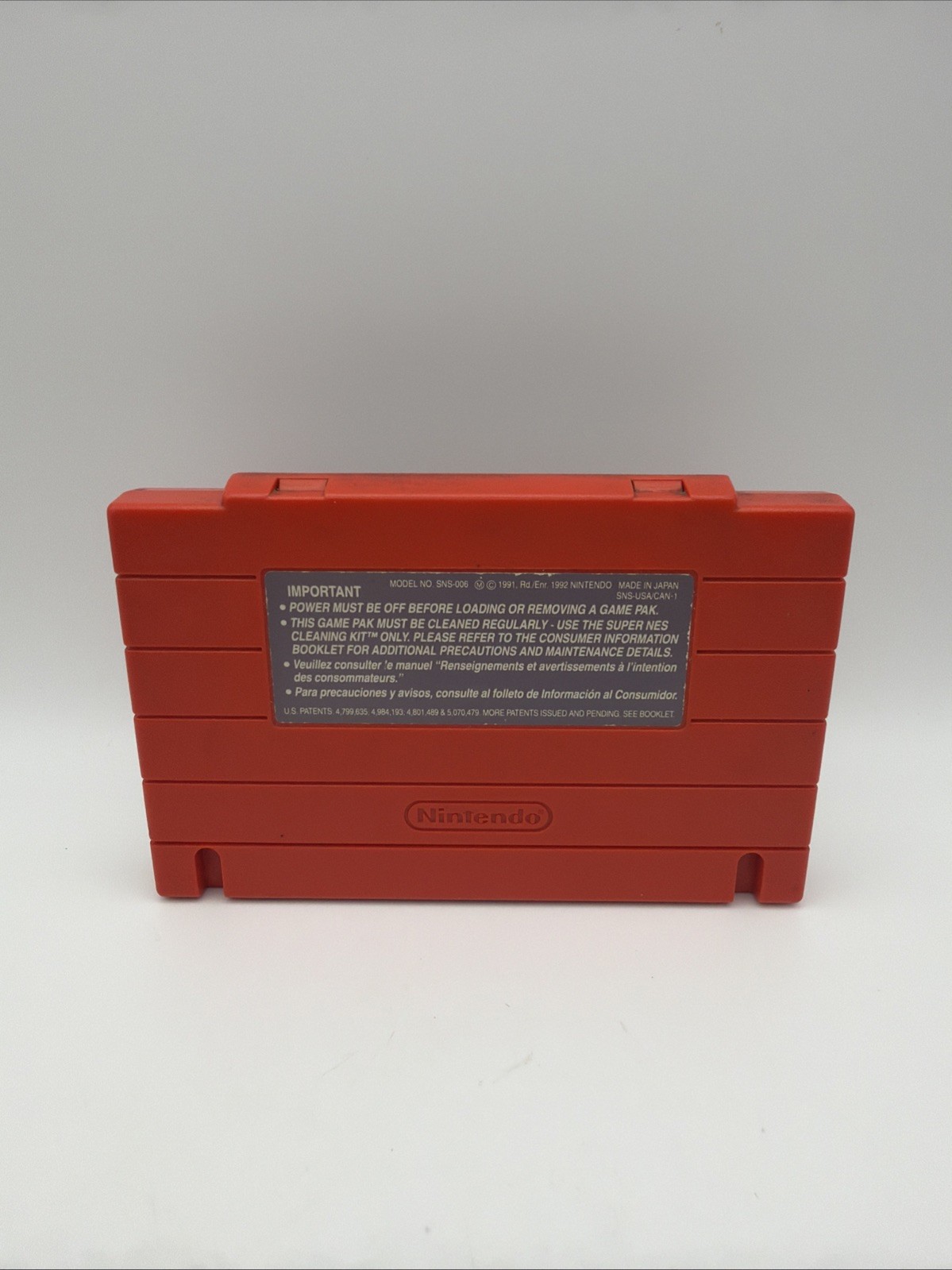 Doom (Super Nintendo Entertainment System, 1995) (Tested/Working)