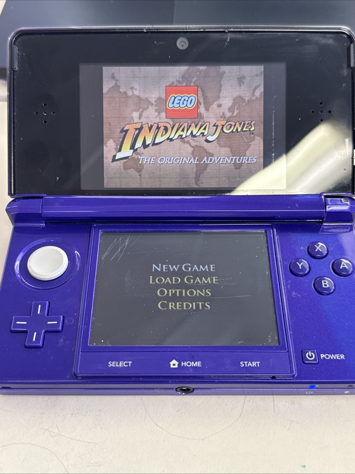 Nintendo 3DS Midnight Purple Portable Gaming Console W/ 13 Games