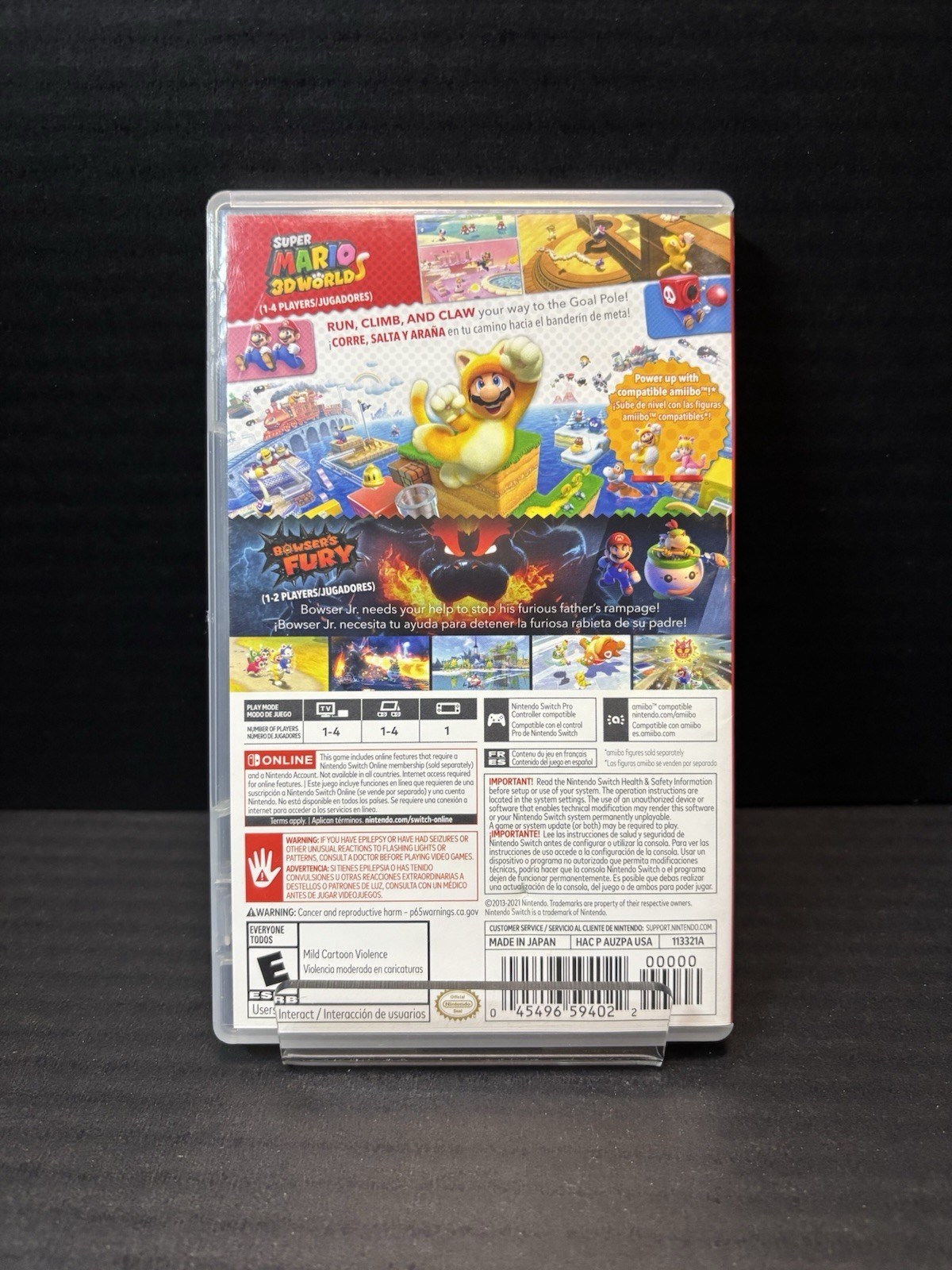 Super Mario 3d WORLD + Bowser’s Fury (Nintendo Switch) Used, Tested And Working