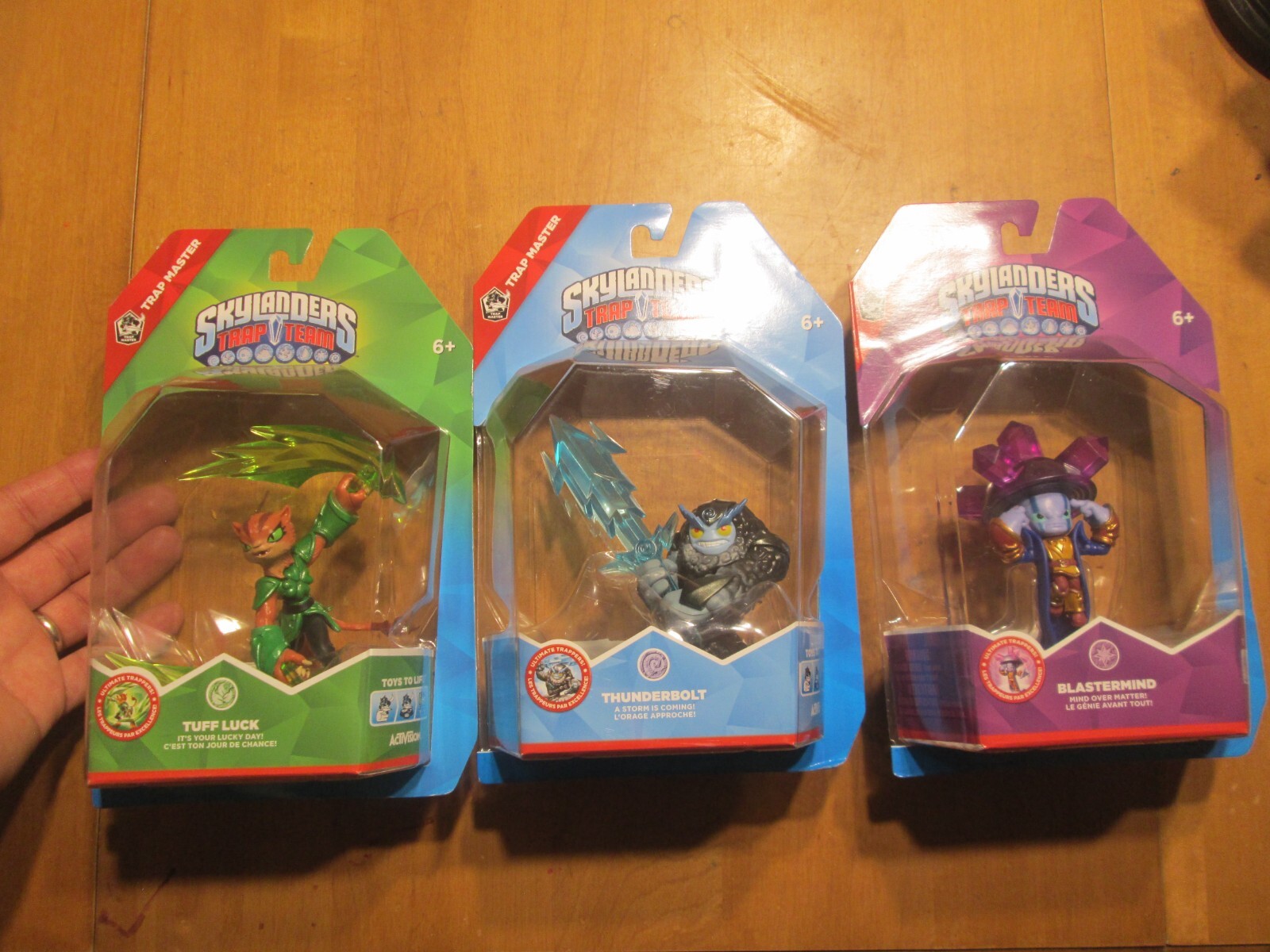 Skylanders Trap Team MASTER THUNDERBOLT TUFF LUCK BLASTERMIND MAGIC AIR + LOT
