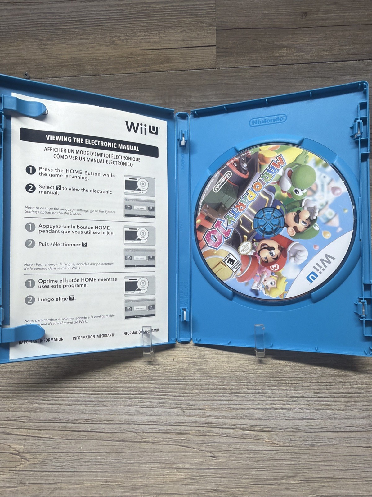 Mario Party 10 Nintendo Wii U 2015 Complete Set with Manual