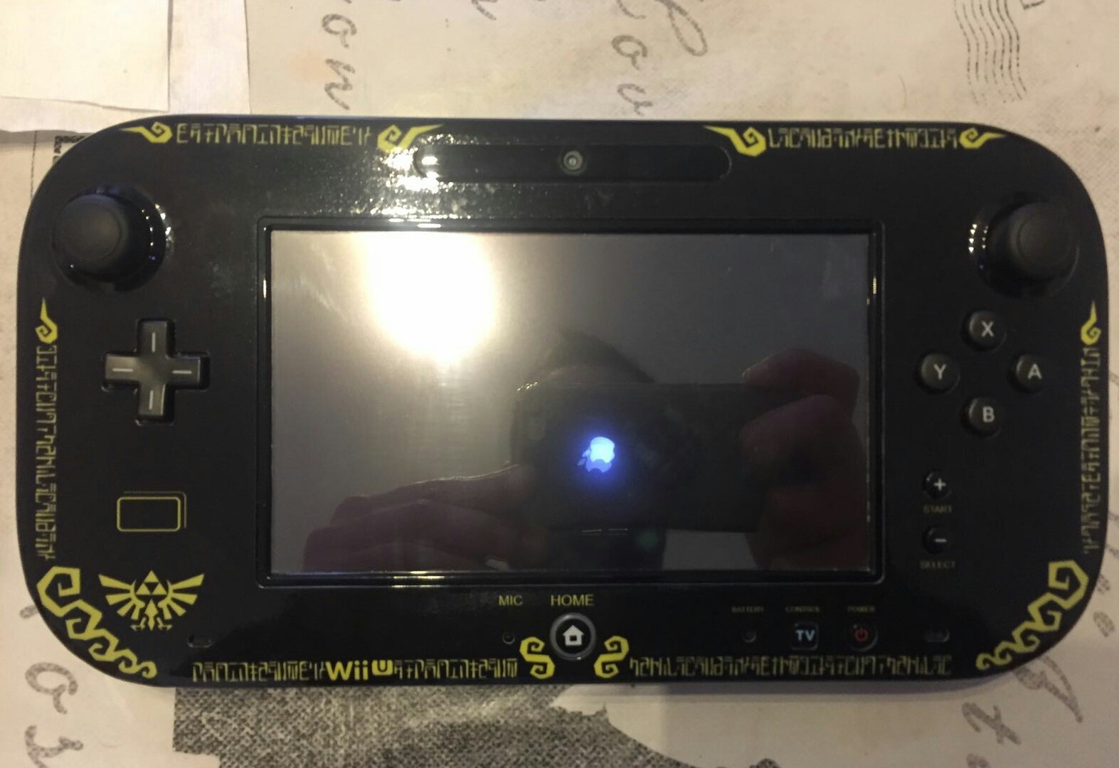 Vinyl Skin Vinyl Zelda Wii U for console + touch panel from Spain New