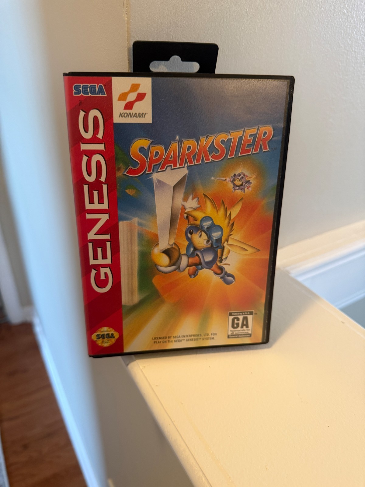 Sega Genesis – Sparkster – Konami Video Game in the Original Case