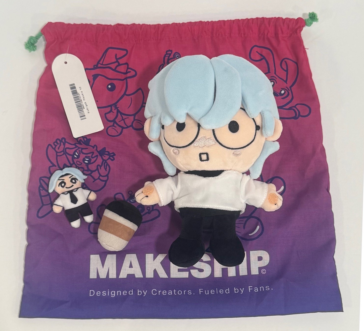 Makeship Rodriguh Plush Anime Youtube Cartoon FNAF Minecraft Only 828 Made RARE!