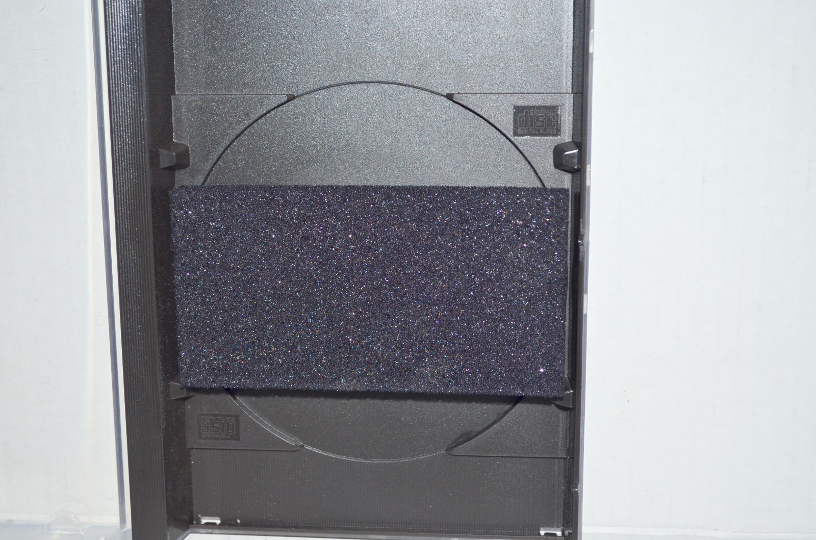 SEGA CD Saturn Replacement Long Box CD Disc Video Game Case Holder + Foam