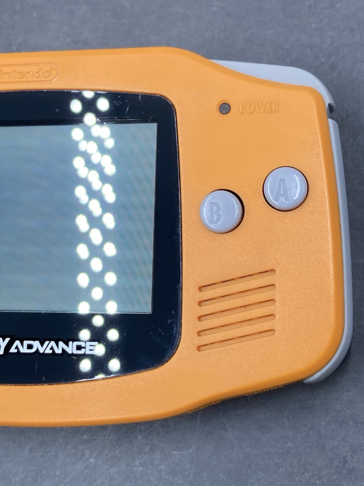 Nintendo Game Boy Advance AGB-001 Console Orange tested 0707-403