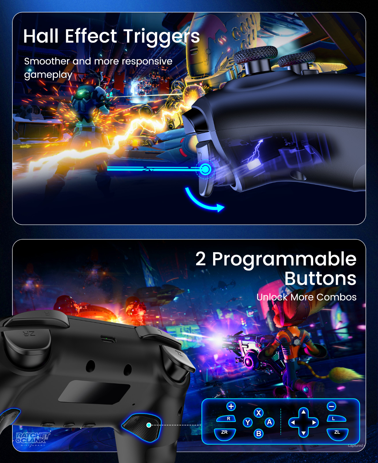 Wireless Bluetooth Controller for Android/iOS,Nintendo switch/OLED,PC Controller