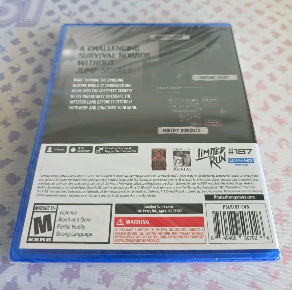 Darkwood (PS5) Limited Run Games #187 – RARE – SHIPS TODAY!