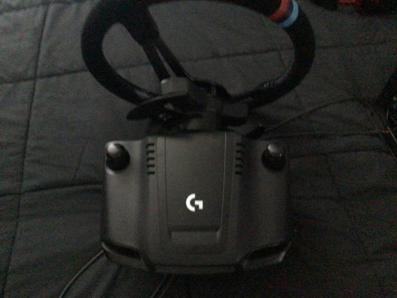 Logitech g923 PS5/PS4. Custom steering wheel on. Deep dish, with custom pedals.