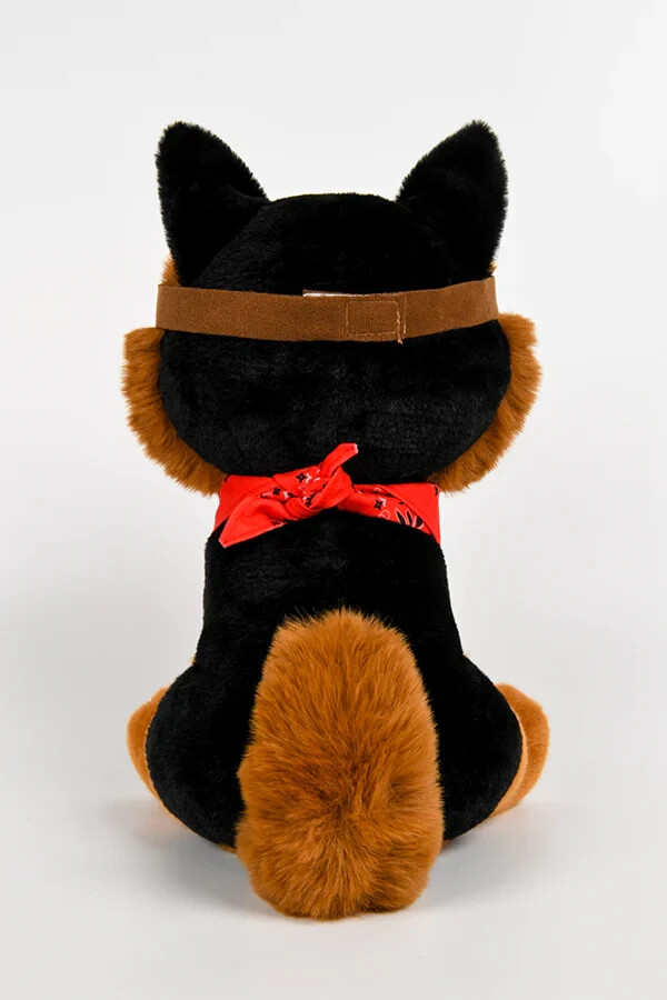 Fallout 1 2 3 4 76 Dogmeat Puppy Plush Figure Plushie Statue + Bandana Scarf