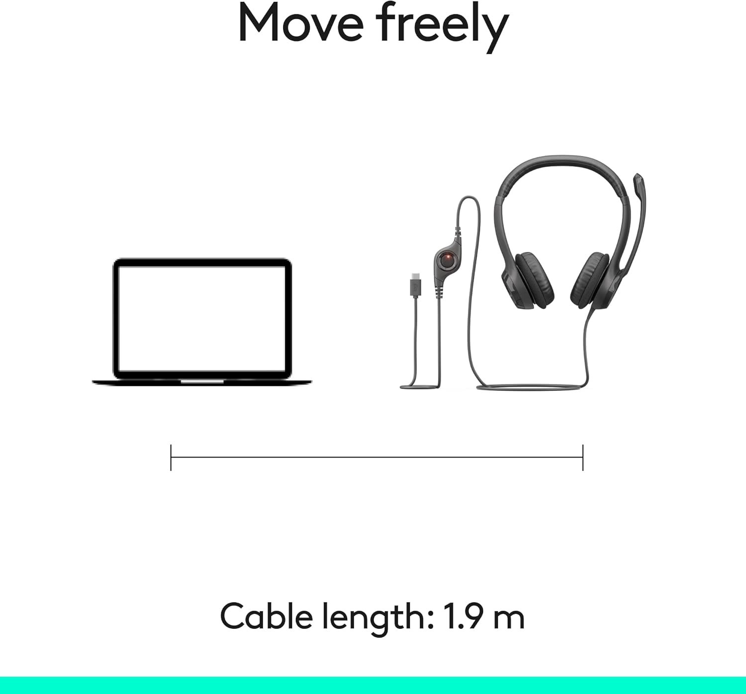 H391 USB-C Wired Headset: Noise-Canceling, Comfortable, for PC & Chromebook