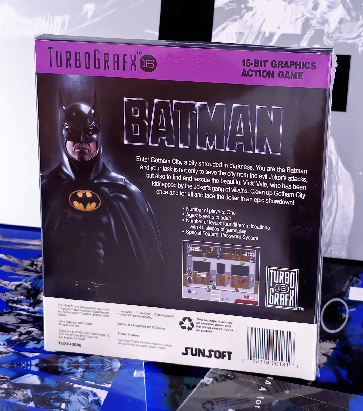 PC Engine PCEWorks – Batman TurboGrafx Styled TurboGrafx 16 Turbo Duo