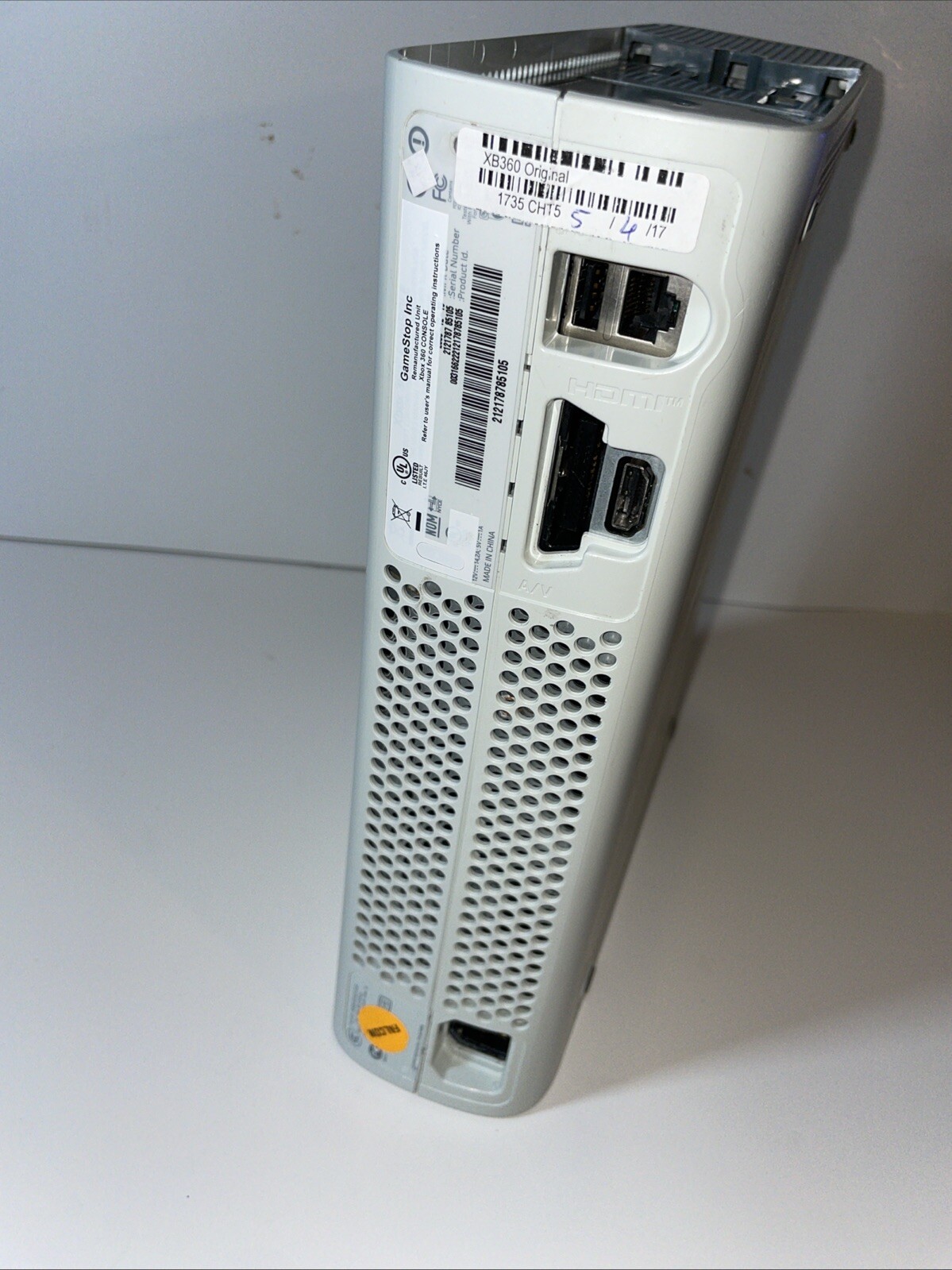 Microsoft XBox 360 Original Matte White Video Game Consol Gamestop