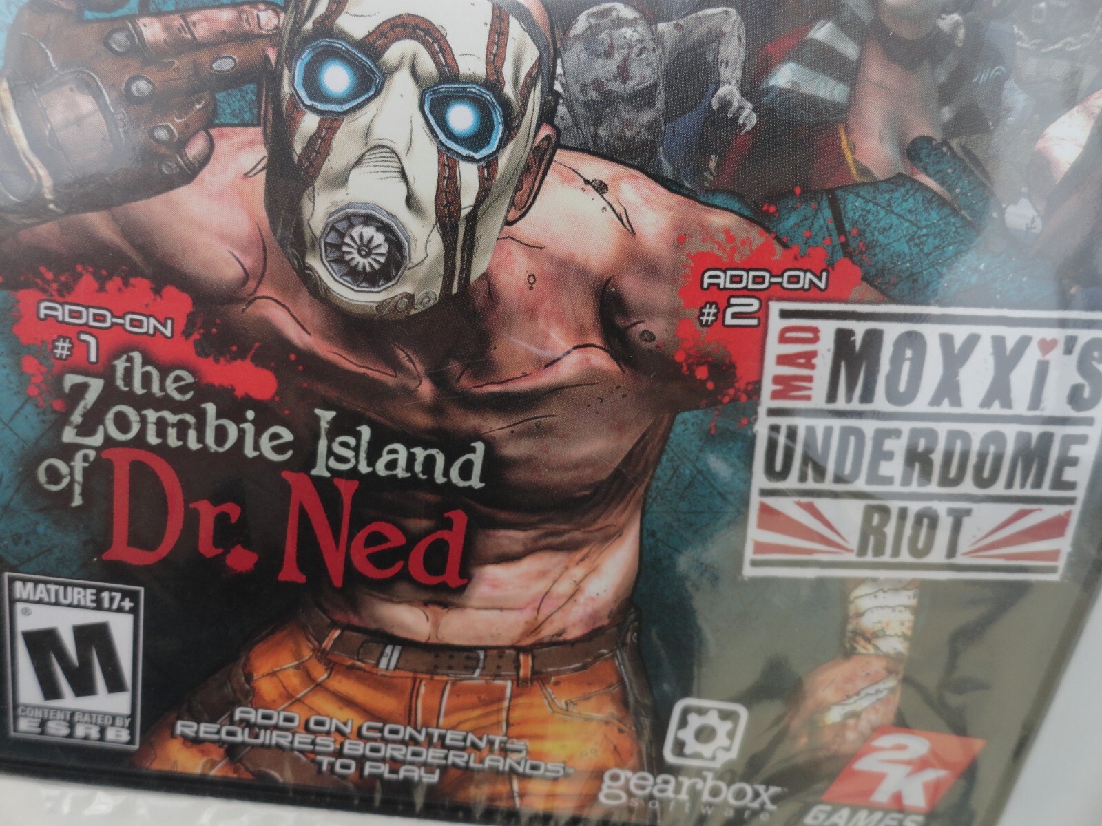 Borderlands Double Game Add-On Pack Zombie Island of Dr Ned & Mad Moxxi’s PC DVD