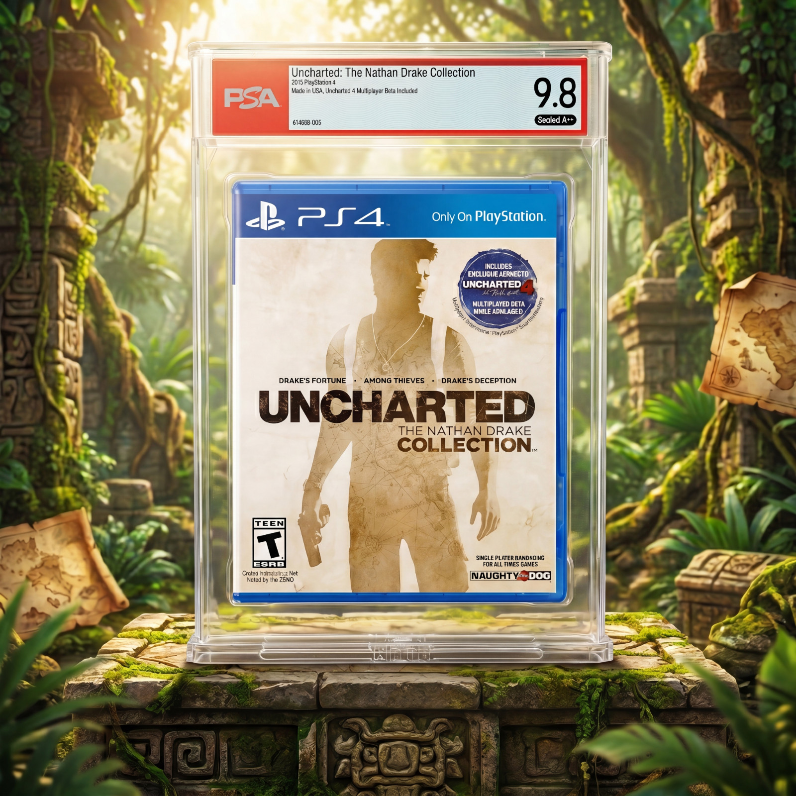 Uncharted: The Nathan Drake Collection • PSA 9.8 A++ • PlayStation 4