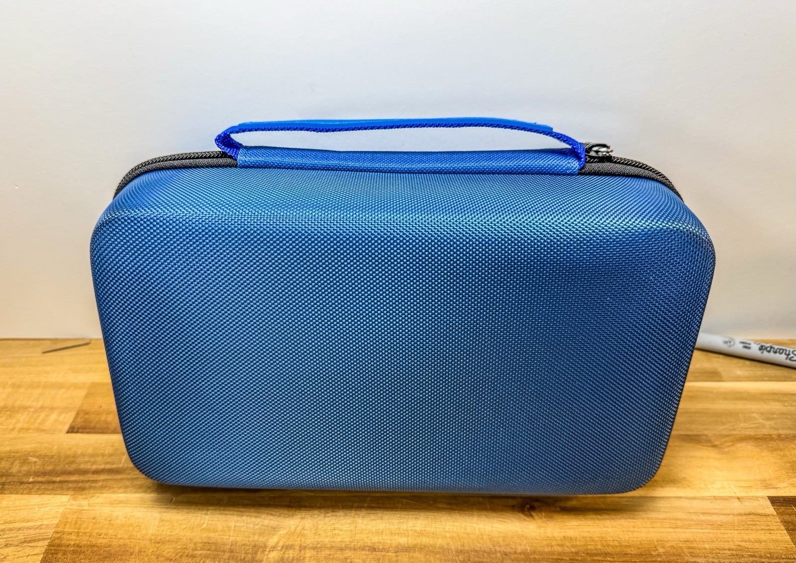 Carmilee Blue Hard Shell Case For Electronics | Portable Gaming Systems And More