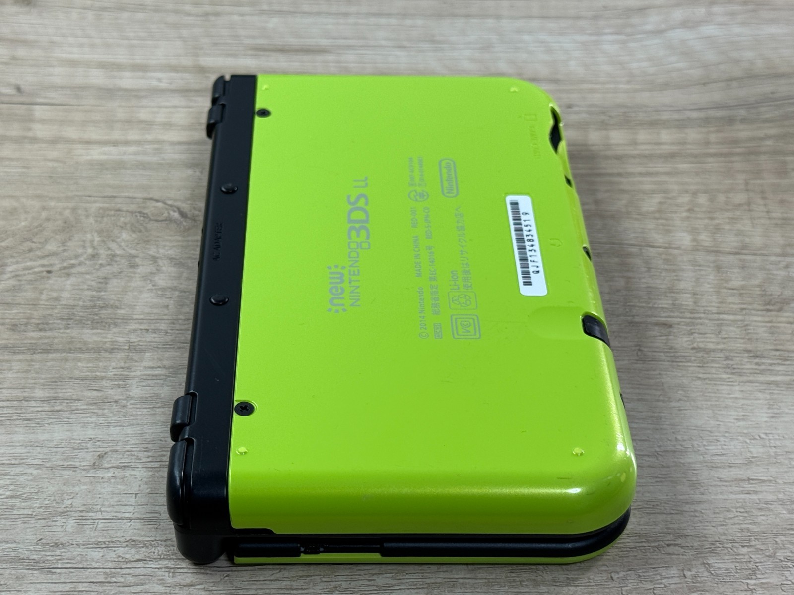 RANK B+ Nintendo New 3DS XL Lime Black Console Tested Japan ver D6208
