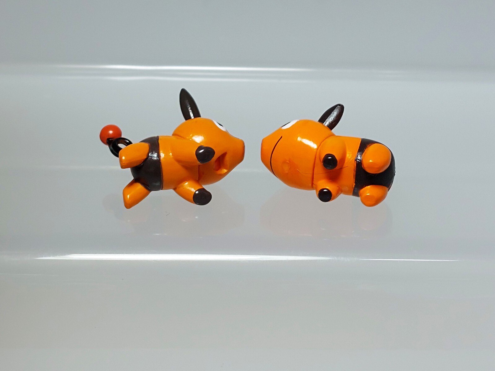 Tepig Pokabu Pokemon KeshiPoke Figure Set Ensky Japan M03 0.8in