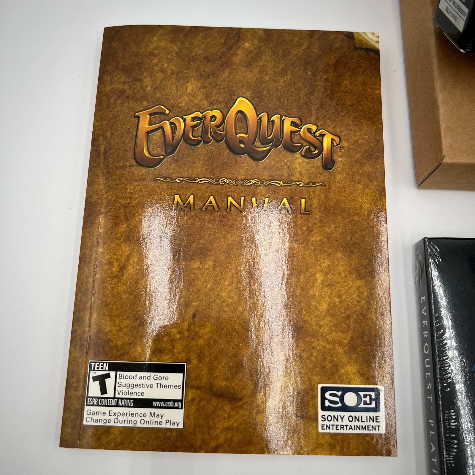 EverQuest Platinum (Classic + 7 Expansions) PC CD-ROM Small Box w/Manual NO MAP
