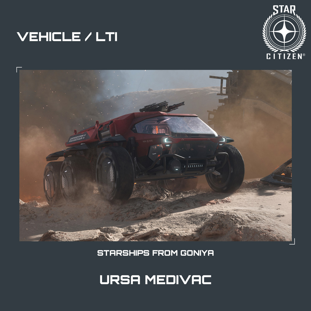 STAR CITIZEN – RSI URSA MEDIVAC – LTI – CCU’d – (Lifetime Insurance)
