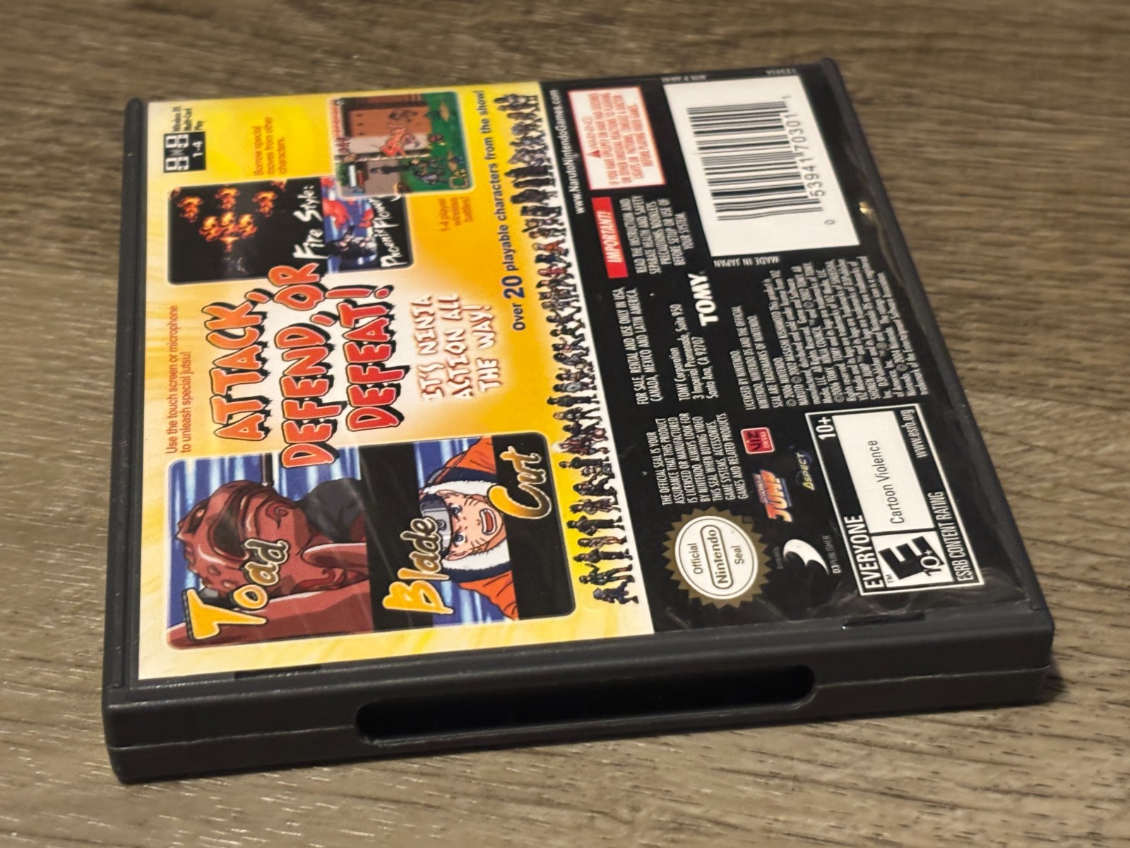 Naruto Ninja Council 3 Nintendo DS Game + Case Authentic Good Shape