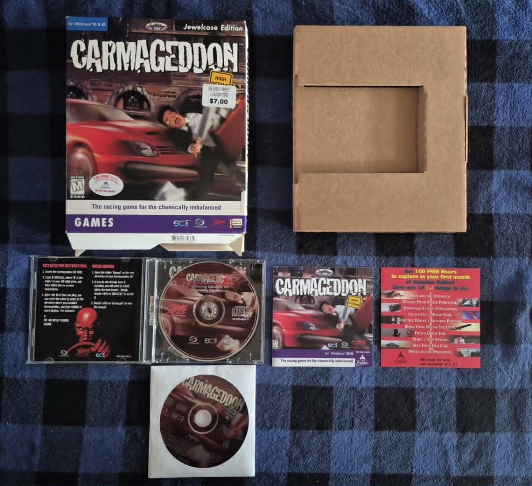 Carmageddon High Octane (Jewelcase Edition) – 1998 – Big Box PC Game