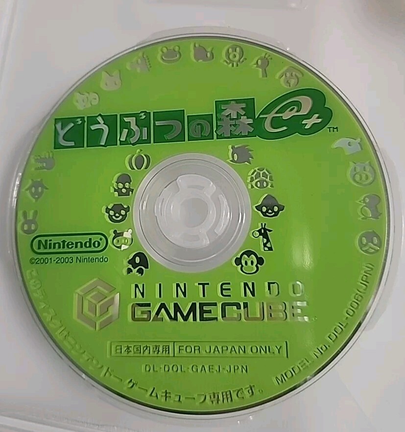 Animal Crossing E plus Japan NGC game US Seller *Disk Only*