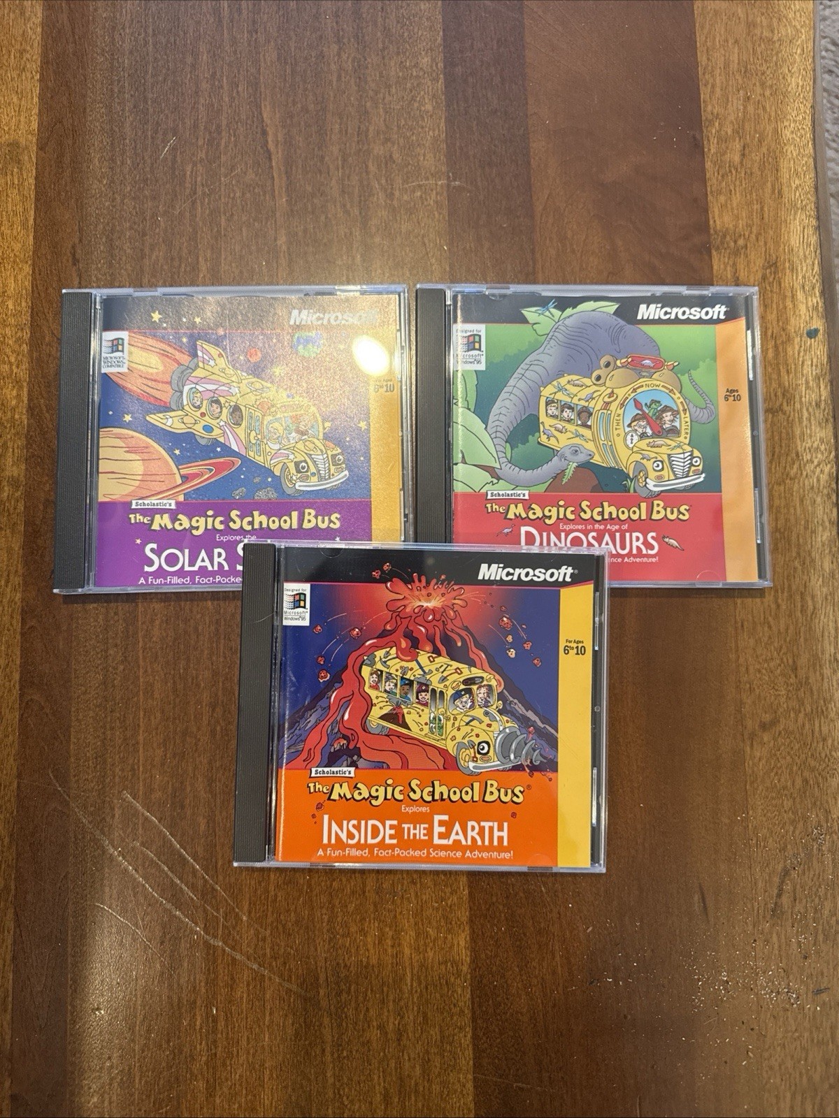 Magic School Bus Games for Microsoft Windows 95