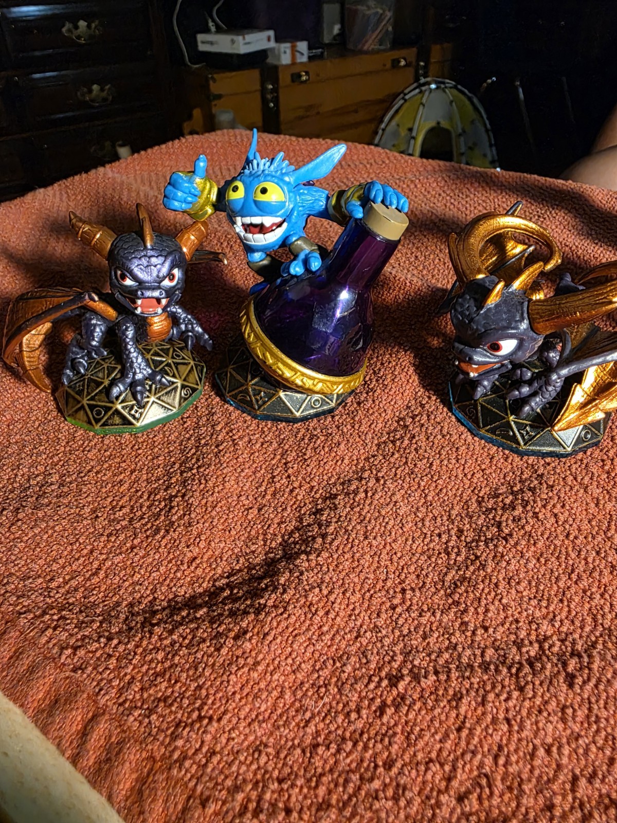 Skylanders Swap Force Magic Element Figure Trap Shadow Dune Bug Super Gulp Spyro