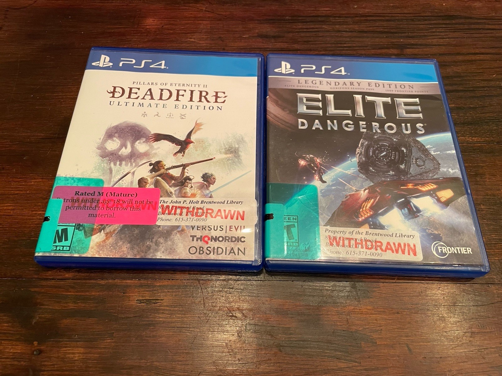 Pillars of Eternity II: Deadfire + Elite Dangerous Legendary Edition – Sony PS4