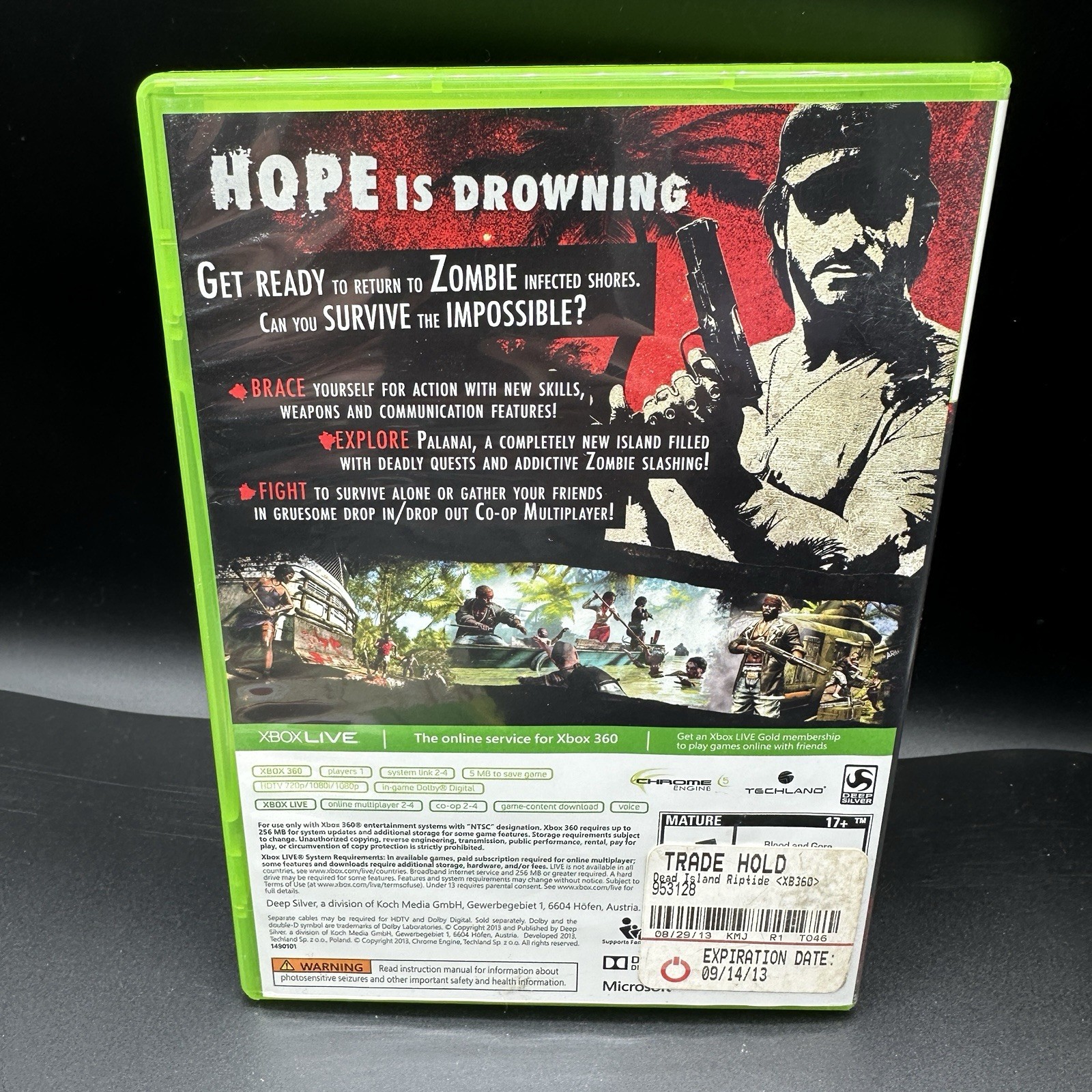 Dead Island: Riptide Special Edition – Microsoft Xbox 360 Complete In Box CIB