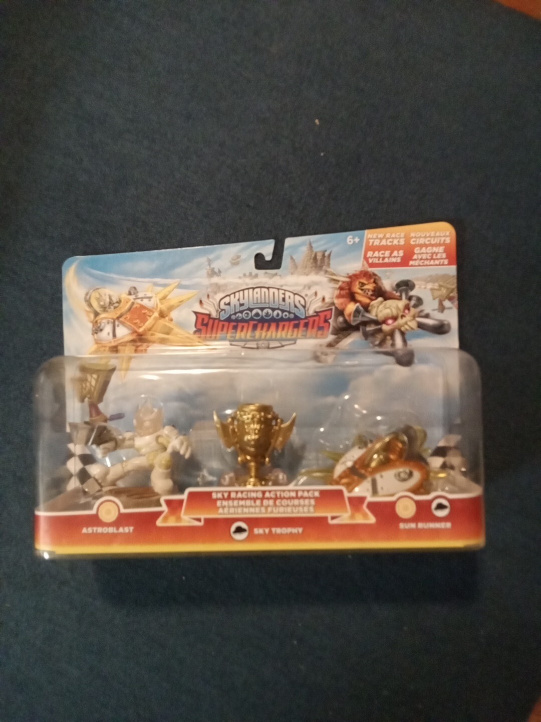 Skylanders Superchargers Sky Racing Pack (2015) Astroblast Sun Burner NIB Sealed