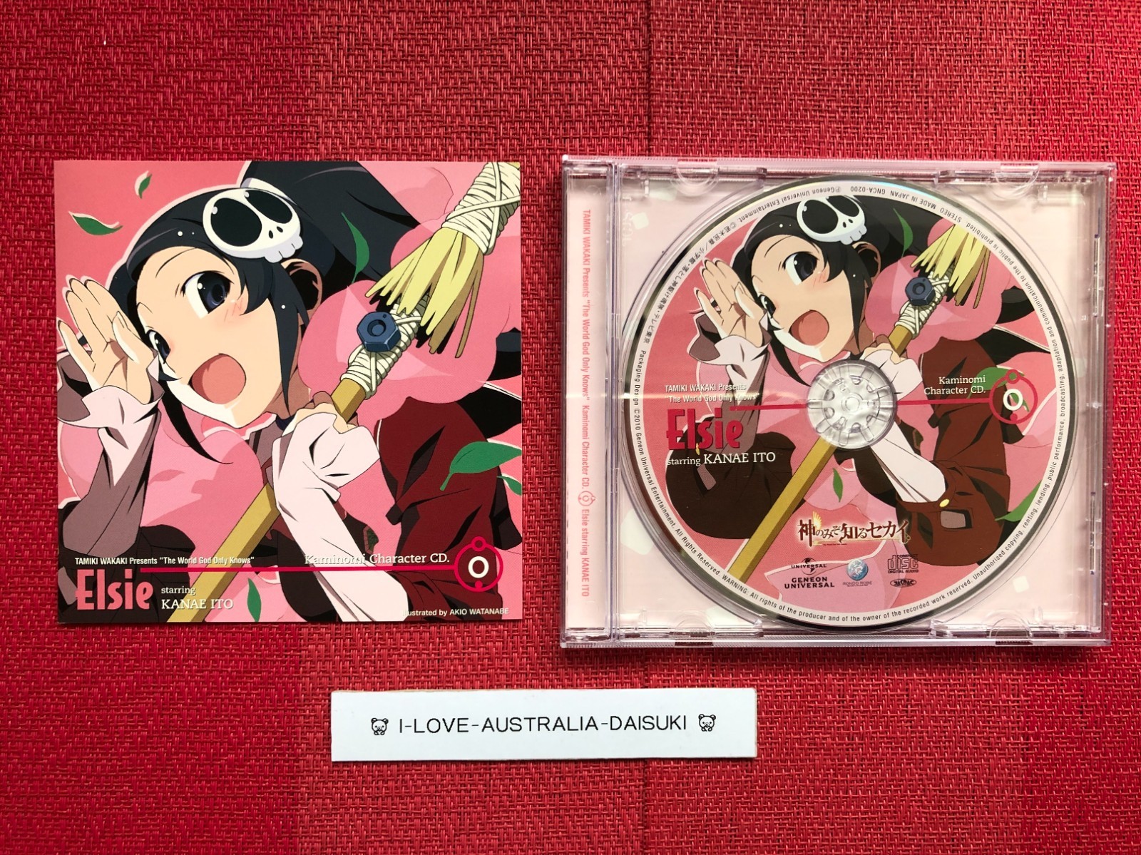The World God Only Knows Character CD 0 Elsie Kanae Ito Anime Soundtrack CD