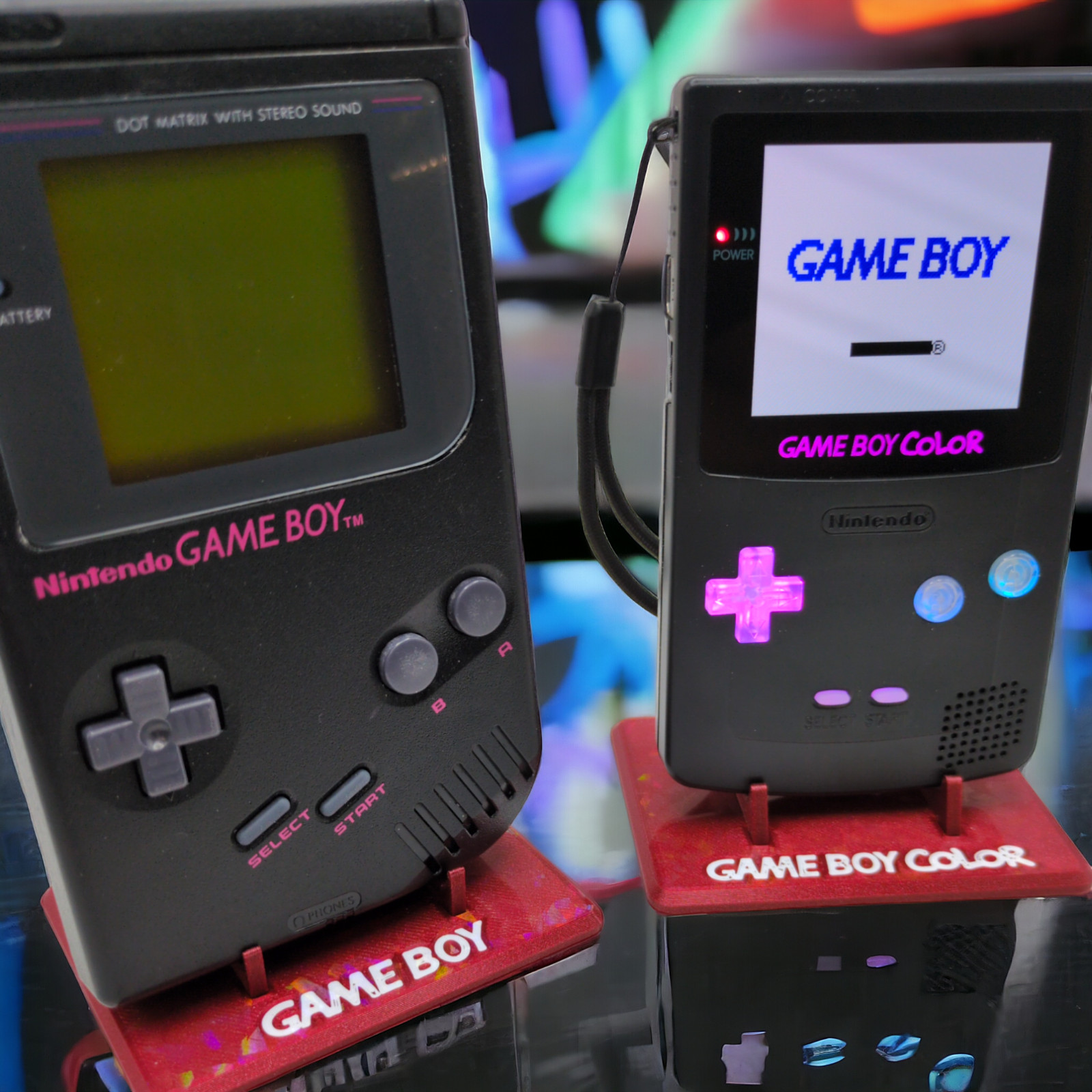 Nintendo Game Boy, DS, 2DS & 3DS Display Stand – Pick Your Model and Color