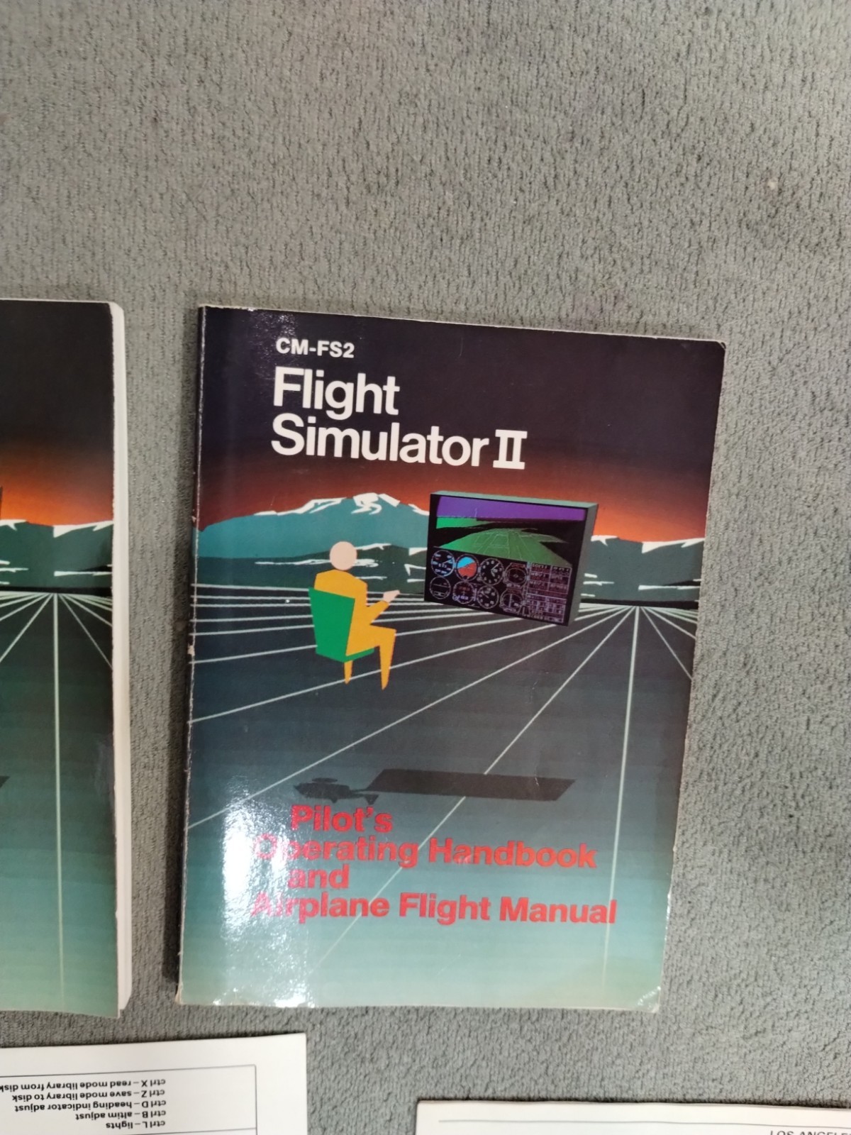 ✈️ CIB! Flight Simulator II Commodore 64 subLOGIC Tested Working – C64