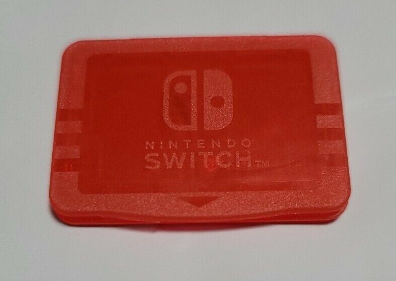 Nintendo Switch Travel Case 4 Game Cartridge Holder Red and/or MicroSD Card Case