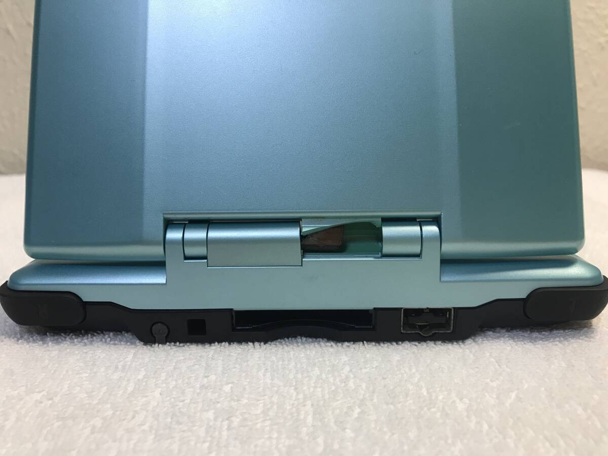 Nintendo DS Original Handheld Console Turquoise Blue With Stylus Charger Box