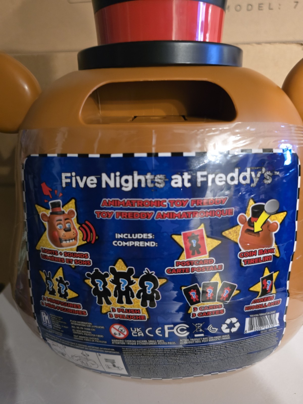 Five Nights at Freddy’s Toy Freddy Collector Bundle Head Walmart Exclusive FNAF