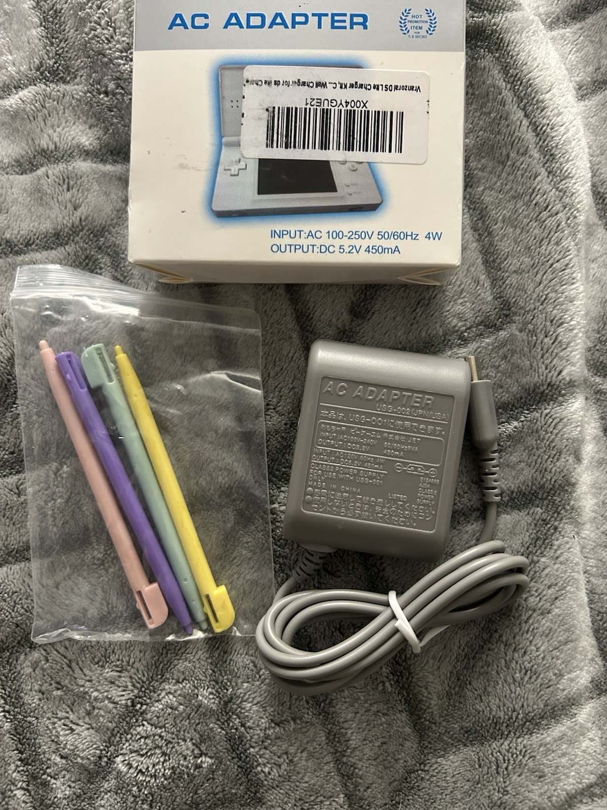 New AC Adapter Home Wall Charger Cable for Nintendo Ds Lite/ DSL/ NDS lite/ NDSL
