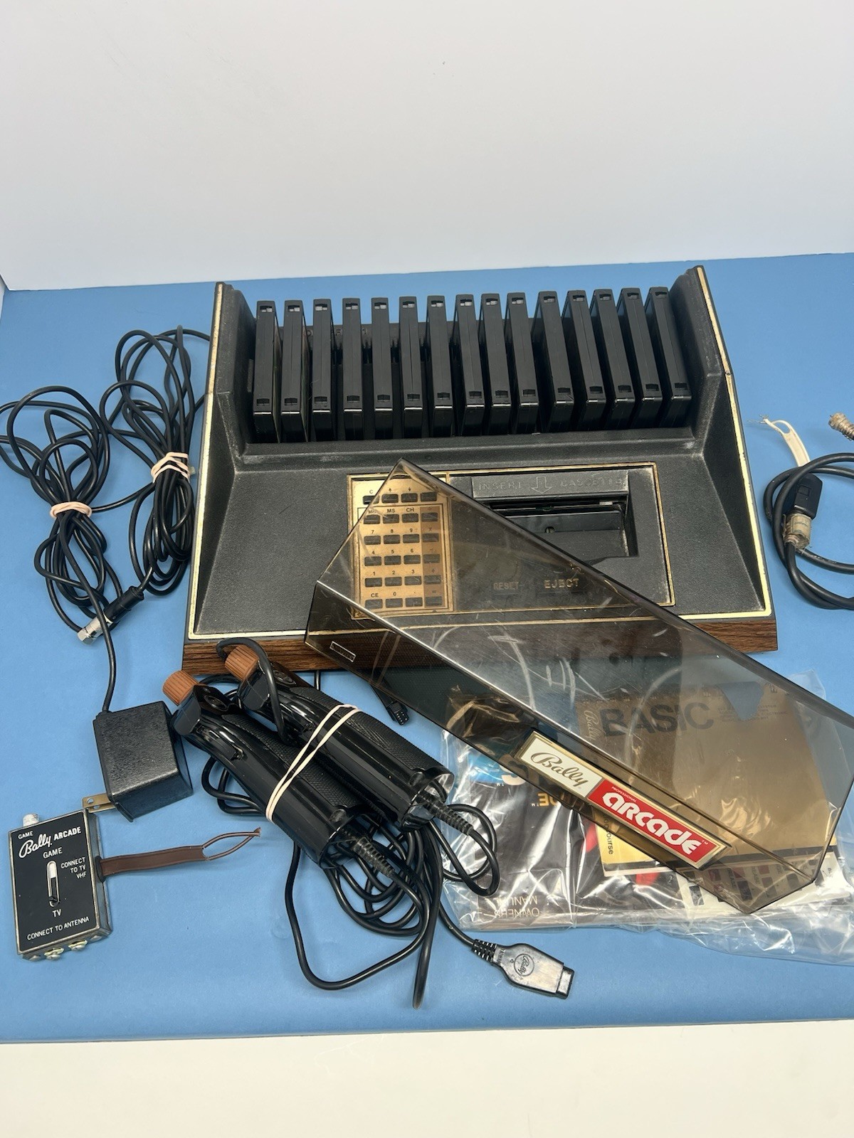 Bally Astrocade Pro Arcade Computer Game System W/ Games & Adaptor (Tested)