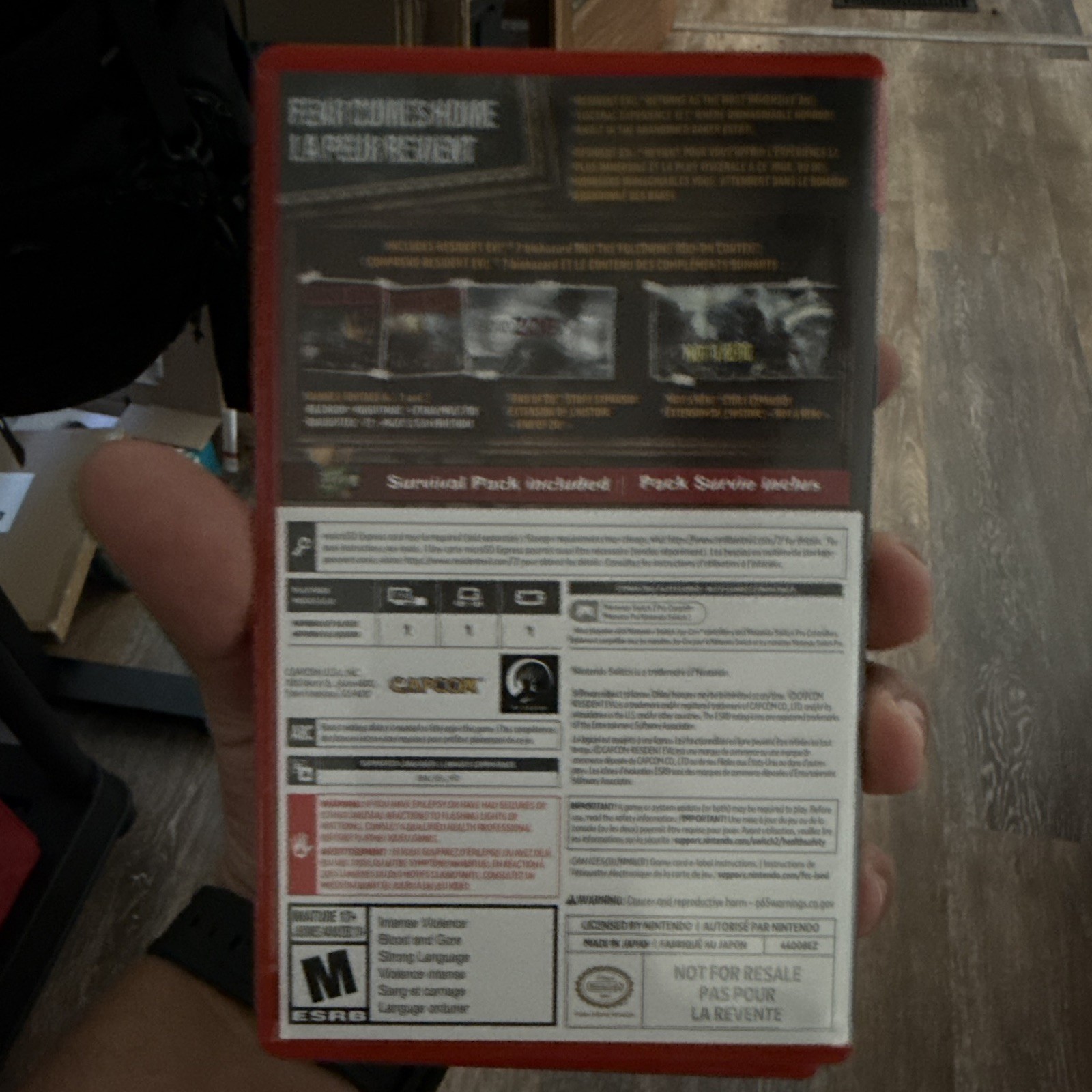 Nintendo Switch 2 Resident Evil Generation Pack Game-Key Cards (NTSC-U/C) 2026