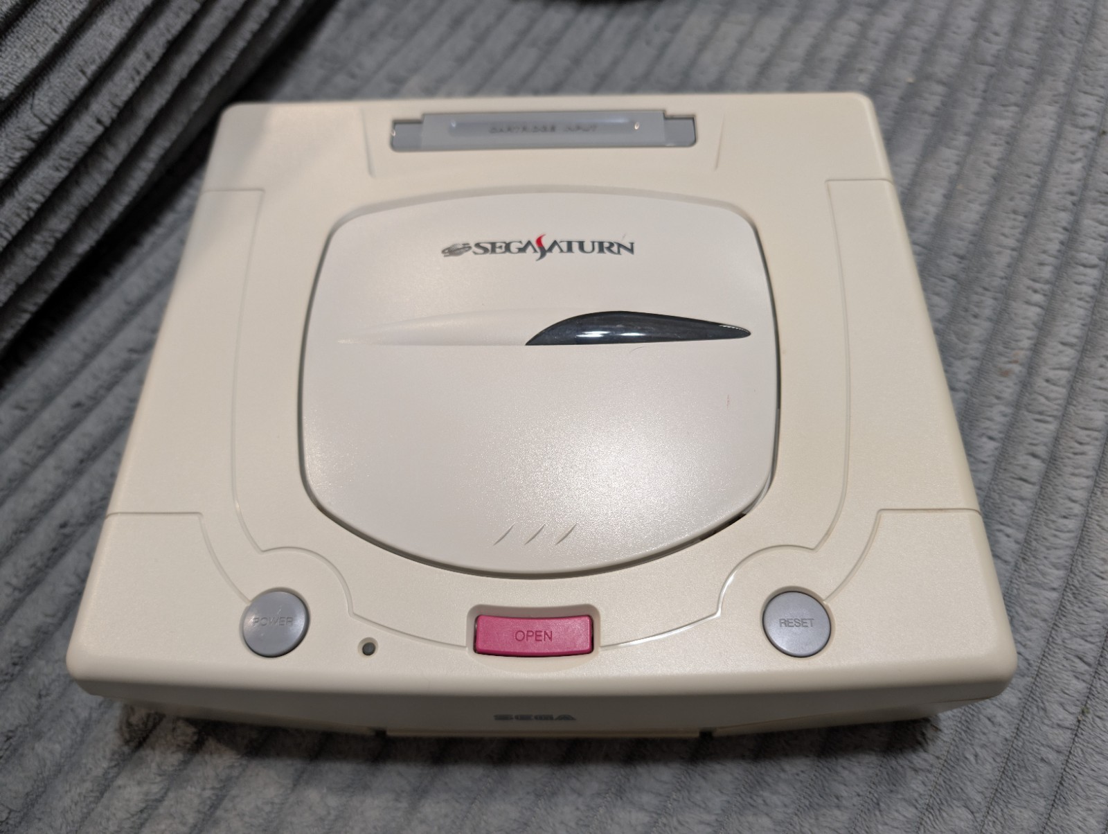 Japanese Sega Saturn console, Controller, A/V Cable, 1-4MB RAM, 128Gb SD!!