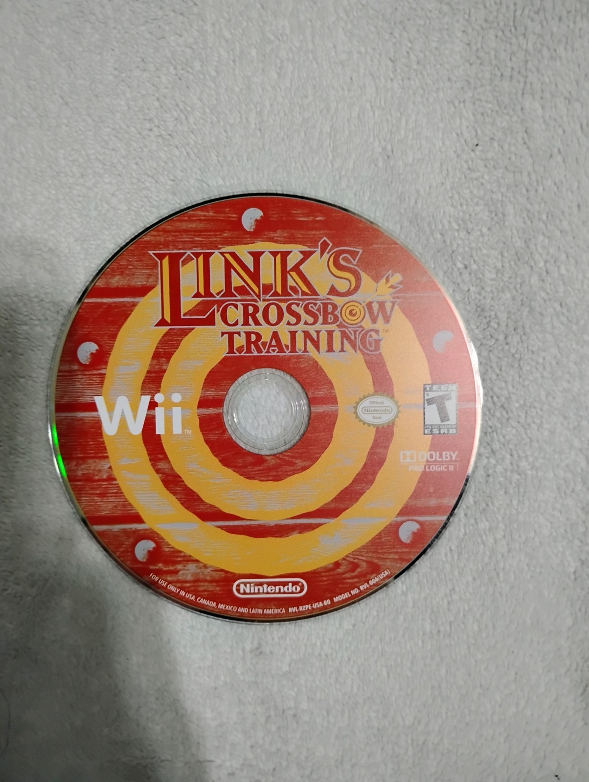 Link’s Crossbow Training Cib w disc & case