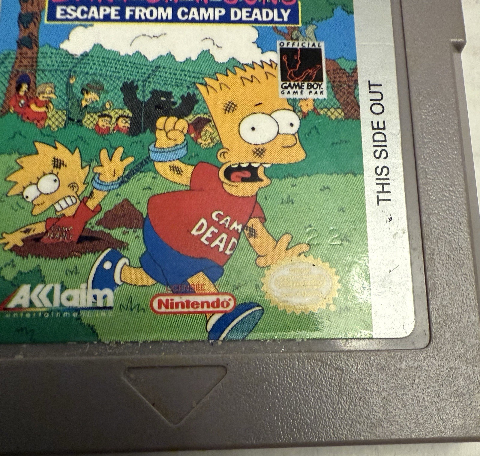 Bart Simpson’s Escape From Camp Deadly (Nintendo GameBoy, 1991) Tested